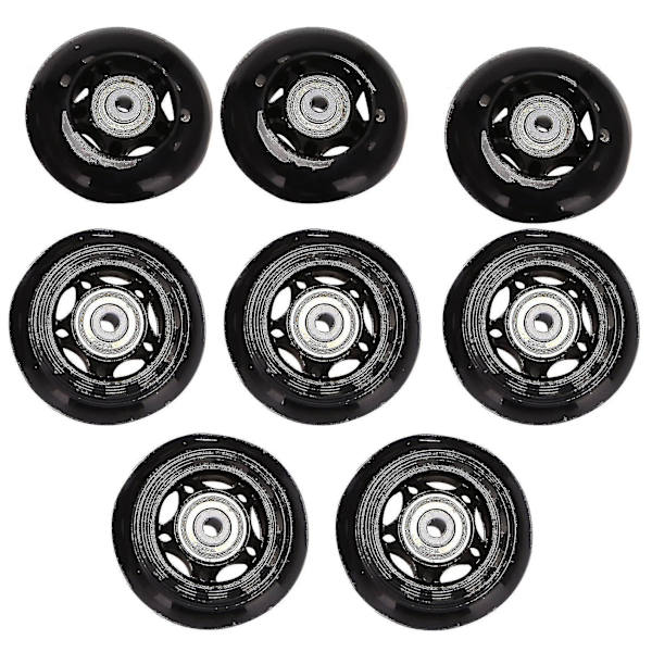 8 kappaleen rullakiekot, sisä-/ulkorullakiekot, vaihtopyörät laakerilla 64mm