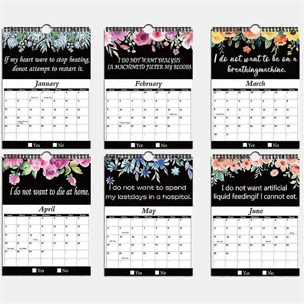 F- Jag är död, Livets Slutplanerare, Jag är död, Vad händer nu? Bokplanerare, Guidade Slutliga Arrangemang När Jag är Borta Kalender 2025