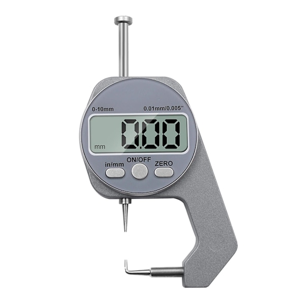 0,01 mm Digital Tykkelsesmåler Elektronisk Mikrometer 0-10 mm Rækkevidde Legering
