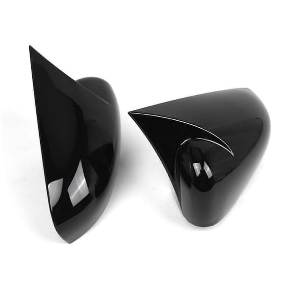 Til Renault CLIO-4 MK4 2012-2019 Blank Sort Dør Sidespejldæksel