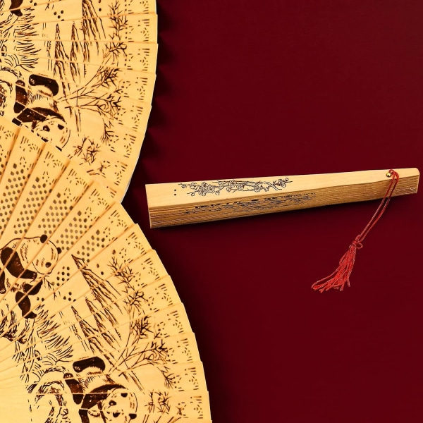 Handfcher,faltfcher Im Chinesischen Stil Faltbar Handfcher Mit Quasten Fr Tanz Wanddekoration Und Gartenfeste
