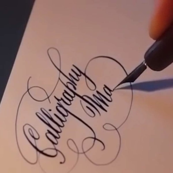 Kalligrafi Fyldepenne Blæk Dip Pen Sæt Med 6 stk. Nib Spidser Til Signaturer, Tegning, Skrivning, Dekoration Og Gave Ho-q-300