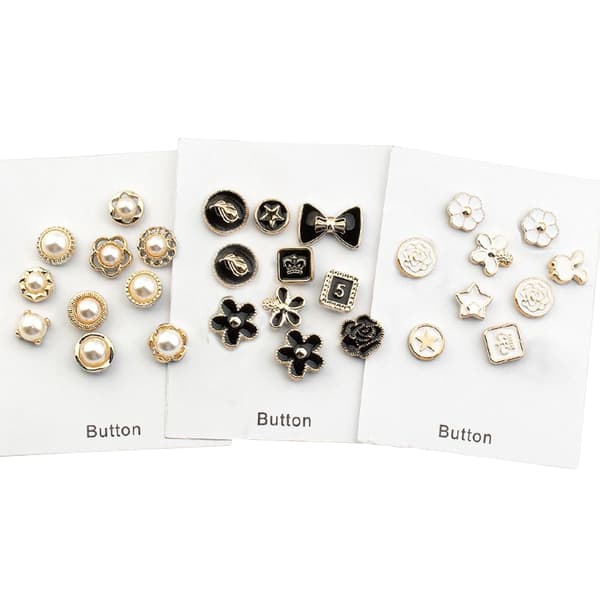 30 stk Gratis Sybrosje Perle Rhinestone Knapp