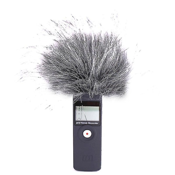 Furry Frontrute Muff Deksel Skummikrofon Vindtett Deksel For Zoom H1 H1n B