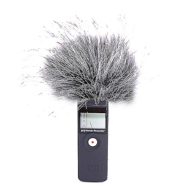 Pelsvindskærm Muff Dækning Skum Mikrofon Vindtæt Dækning Til Zoom H1 H1n A