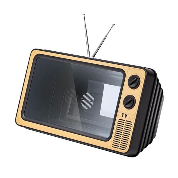 Black Friday-tilbud Overrask ny mobiltelefonskjermforsterker 12-tommers liten TV Mobiltelefonskjerm Projektor 3d Mobiltelefonvideo Rose Gold