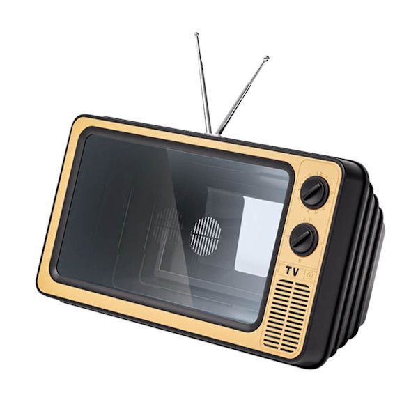 Black Friday -yllätystarjoukset Uusi matkapuhelimen näytönvahvistin 12 tuuman pieni TV matkapuhelimen näytönprojektori 3D-matkapuhelinvideo Rose Gold