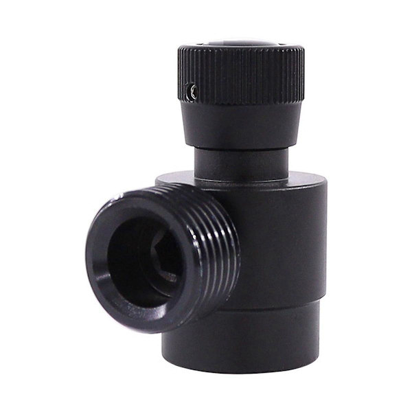 Co2 Sylinder Påfyllingsadapter, Hjemmelaget Gassflaskeregulator M10x1 Til W21.8-14 Adapter For Argon, Co2, Blandingsgass, Svart