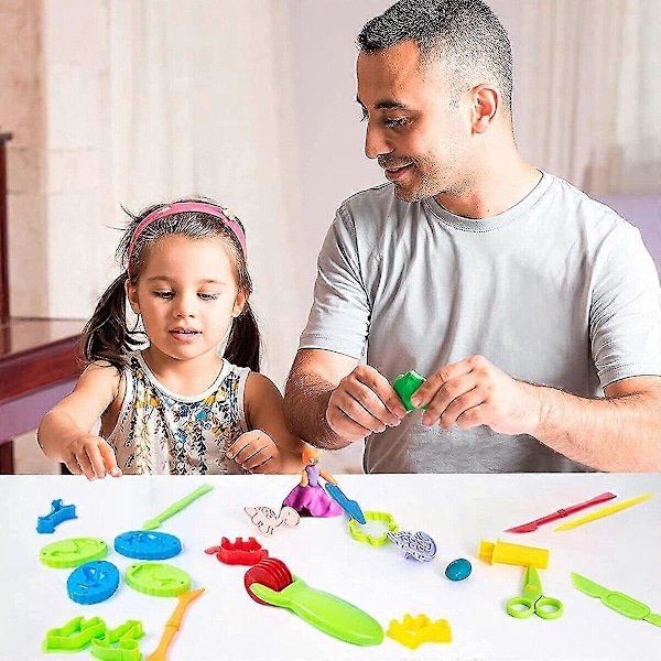26x Sjov Play Doh Værktøjssæt Dejform Form Legetøjs Cutter Modellering Til Børn Gave Style 2