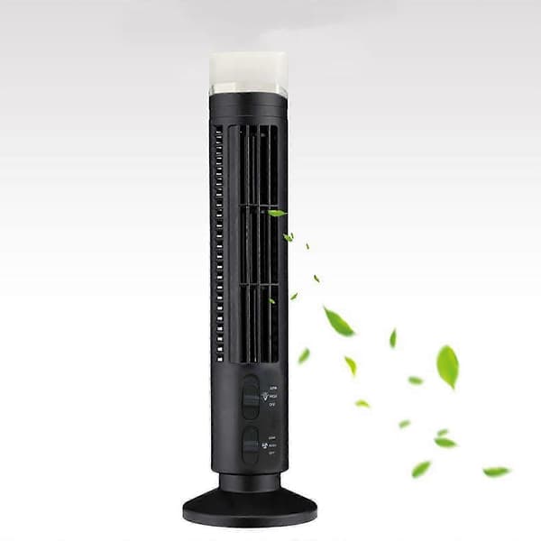 Tårnventilator LED Bladeless Fan 2025 Black Free Size