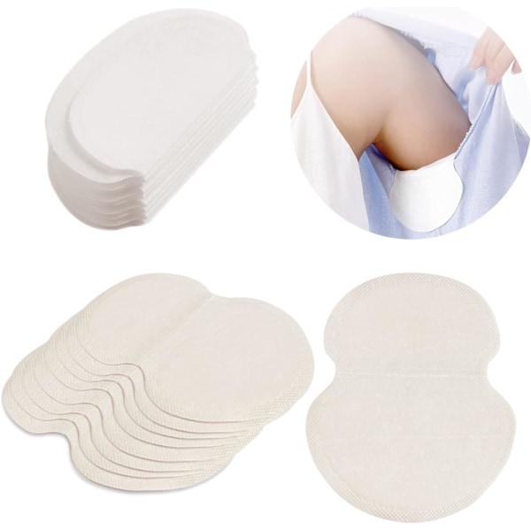 24 Kyljenaluspehmustetta, Ultraohut Mukava Hikoilun Imeytyvä Deodorantti, Unisex (Ihonväri)