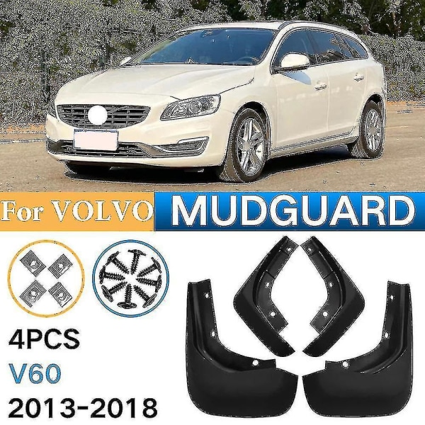 Auton lokasuojat Lokasuoja Volvo V60 2013-2018 Automaattinen roiskesuoja Etu Taka Lokasuojat Lokasuojat Auto -gt