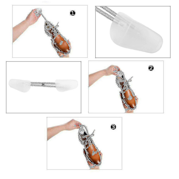 10 par skoträd Plastskobårar Transparent Shoe Shaper Wi Yaying