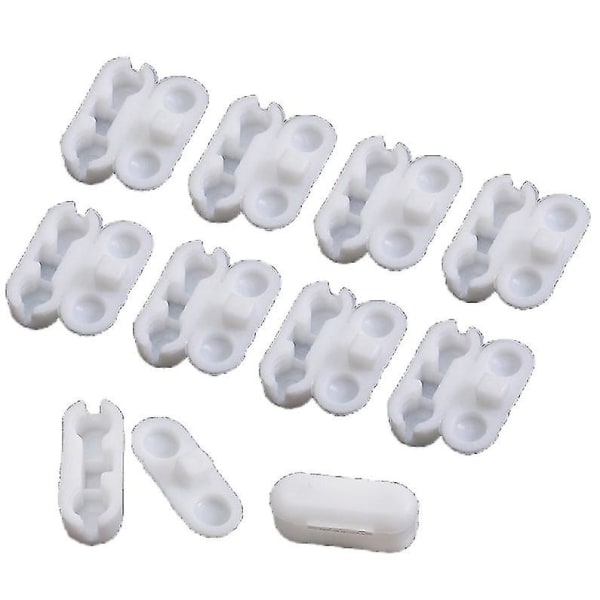 10 st/lot Plast Rullgardiner Dra sladd Anslutning Gardin Kedjekoppling HFMQV 10 PCS