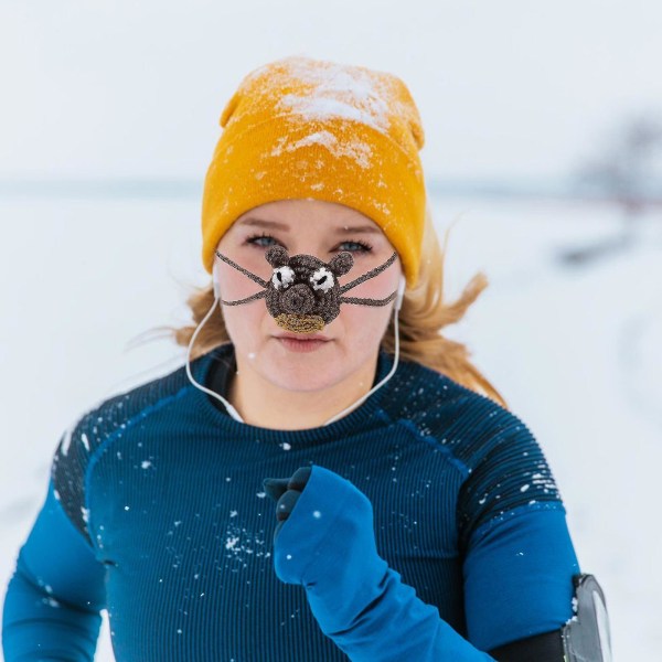 Genanvendeligt næsebetræk Vinternæsevarmer Dejlig næsebeskytter Bedårende næsebetræk til vinter
