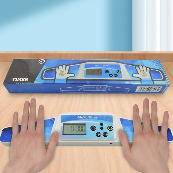 Black Friday-erbjudanden Överraskande Beröringskontroll Timer, Timer Maskin Med Display, Speed Cup Timer, Speed Race För Kuber, Flickor Pojkar Gåva Blue