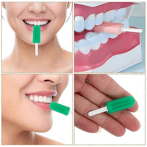 8 stk. Aligner Chewies Tyggepinde Ispindeformede Chewies Ortodontiske Chewies 5X1.3CM