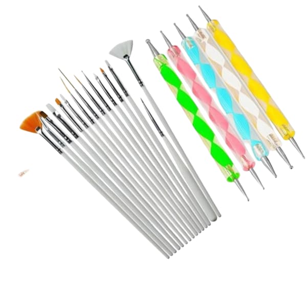 Neglekunst Pensel Negle Dotting Pensel SORT sort