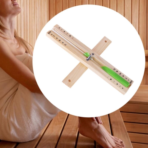 Bastutimglas Sandtimer 30 Minuter, Värmebeständigt Timglas, Multifunktionell Tidshantering, Roterande Sandklocka för Bad green