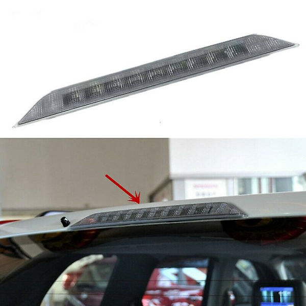 Auton korkea takajarruvalo, kolmas jarruvalo, yhteensopiva Nissan X-trail -malliin White