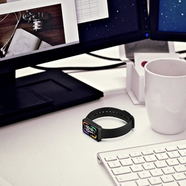 Silikonerem erstatningsarmbånd til Redmi Smart Band Pro håndledsrem Sporturrem Armbånd Håndledsrem Smart Watch Band A3070