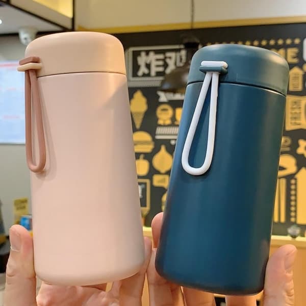270 ml Ultralet Mini Termokande i Rustfrit Stål til Rejser og Kaffe