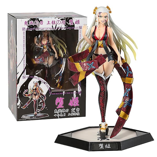 Demon Slayer Hashibira Inosuke Douma Kokushibo Tsugikuni Yoriichi Giyuutarou Daki Samlarfigur Leksaksdocka Daki box