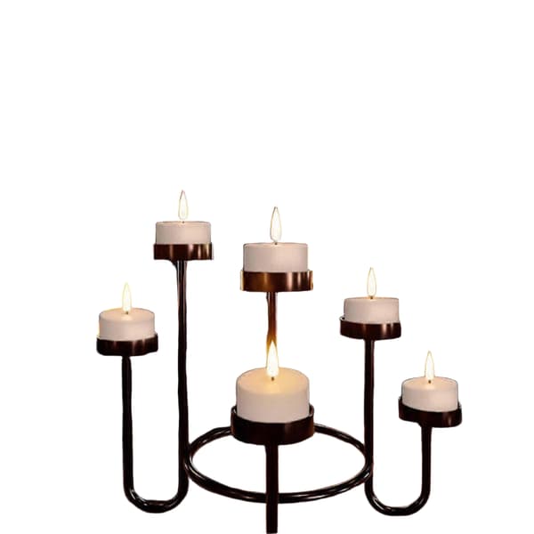 Oppladbare LED-lys, 12-pakning flammeløse telys [JUN]