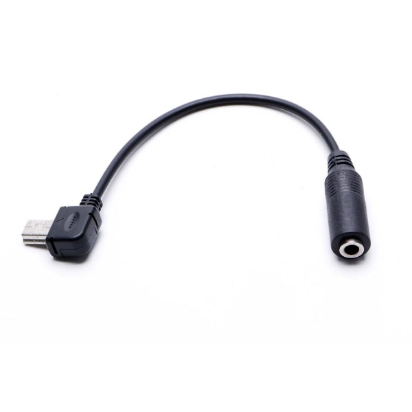 3,5 mm mini usb mikrofon mikrofon adapter kabel til Gopro Hero 3 3+ 4 kamera Black