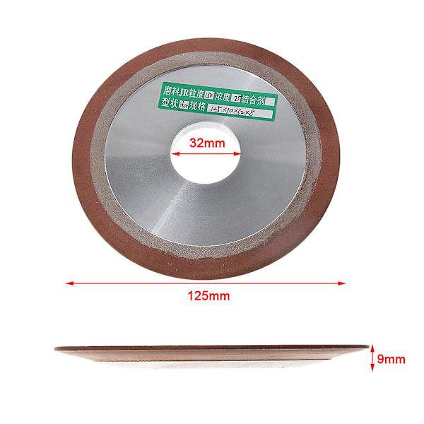 Erstatning 125mm En Avsmalnet Side Vanlig Resin Diamant Sagblad Slipeskive