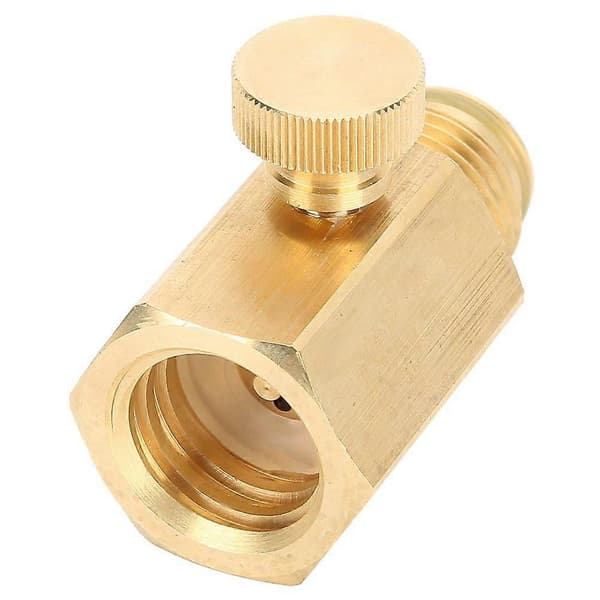 Soodapullon sovitinventtiili kytkimellä, naaraskierre TR21-4 uroskierteeseen G1/2 Soda Streamille
