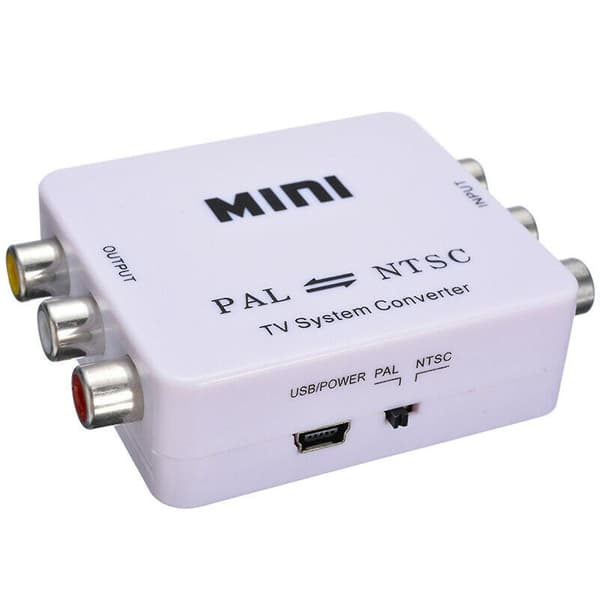 PAL/NTSC/SECAM till PAL/NTSC Bi-al TV System Ser Konverter Adapter