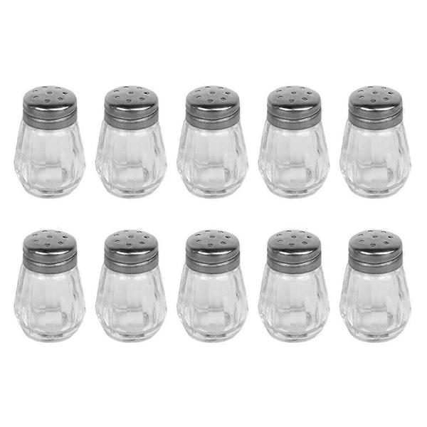 10 st Mini Saltströare Kryddflaskor Pepparflaskor BBQ Kryddbehållare[qb]