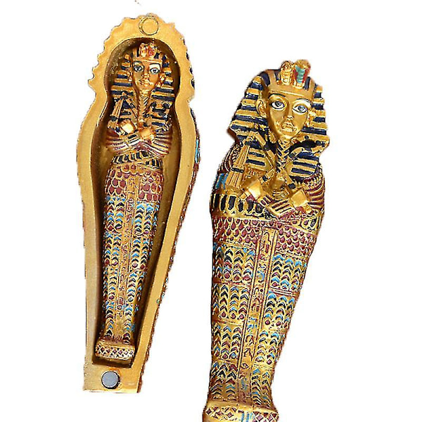 Egyptiläinen Muumio Koriste Tutankhamon Faarao Sarkofagi Arkku Muumiohartsi Figuriini