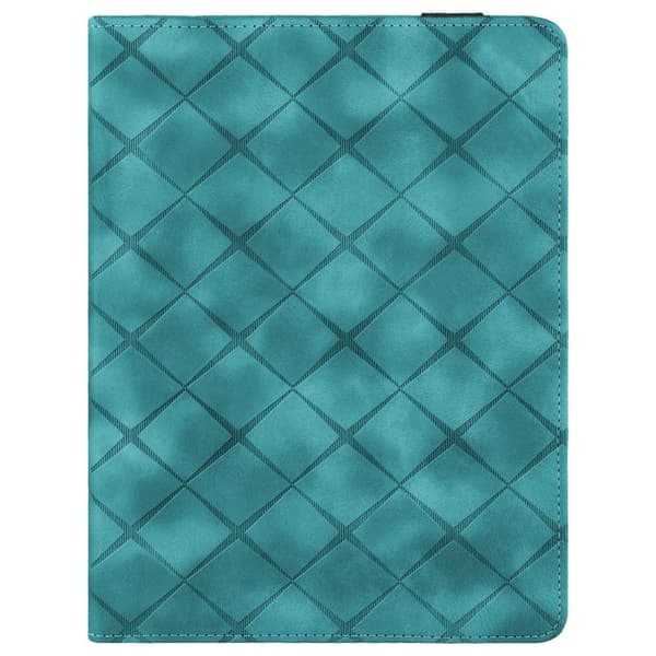 Samsung Galaxy Tab A9+ Fodral med Rombmönster Grön