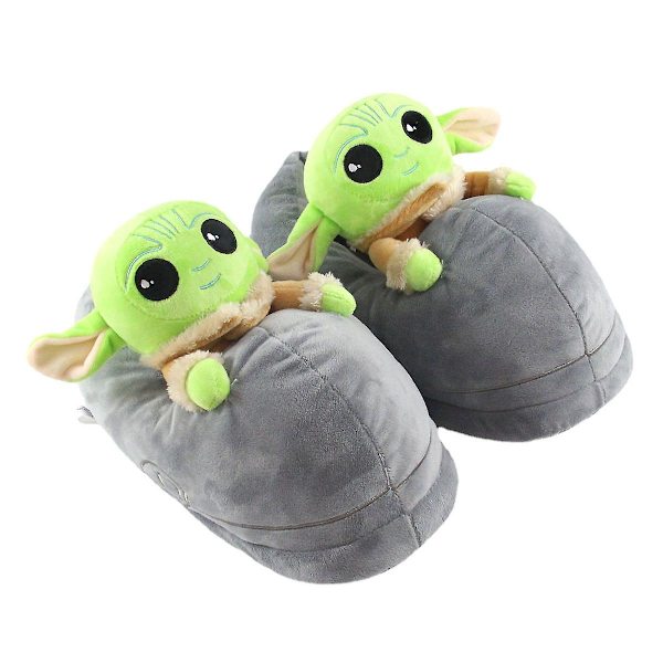 Master Yoda Tofflor Anime Plyschtofflor Hem Bomullsskor Varma Inomhustofflor