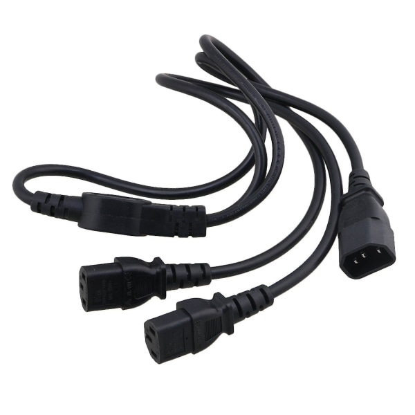 Dataserver Iec 320 C14 Till 2 X C13 Y Splitter Strömkabel 1m