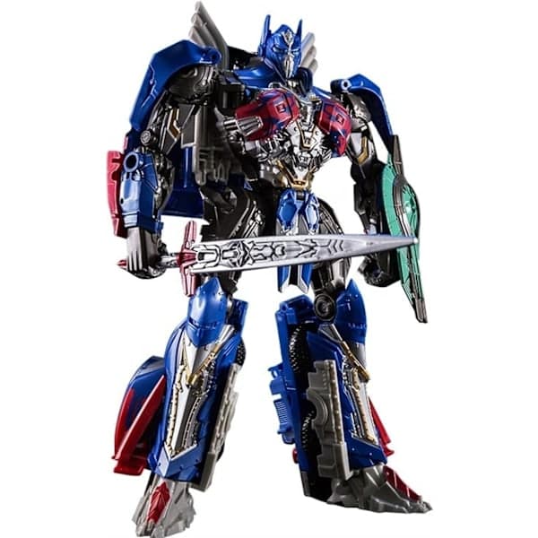 Transformerende leker Optimus Prime leketøy, deformert bilrobot, actionfigur deformasjonsmodell, transformerende legering