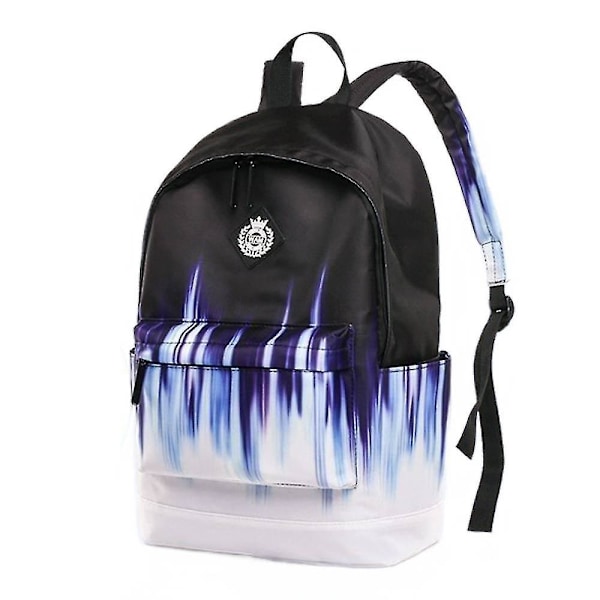 Fashion Spray Dyed Student Backpack, High School Student Schoolbag Male And Female Student Backpack