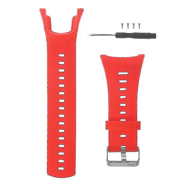 Ersättningssilikon Sportarmband Smart Strap För Suunto Ambit Series 1/2/3 Red