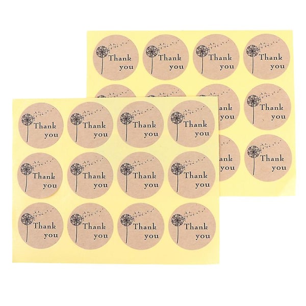 120st Tack sigill klistermärken Present sigill klistermärke för hemlagad bageri present