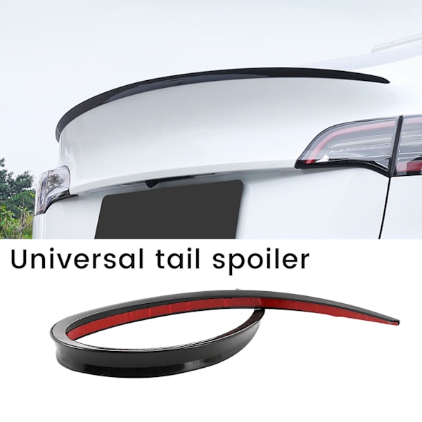 1.2m Universal Takspoiler Blank Svart Bakre Spoiler Baklucka Spoiler För