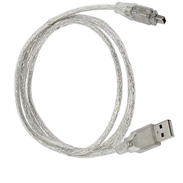4 jalkaa 1,2 m USB uros 1394 4 nastainen uros Dv kaapeli Firewire 400 ieee 1394 kaapeli Ilink Fire Wire johto, Jvc Sony videokameraan Dcr-trv75e Dv USB Fir