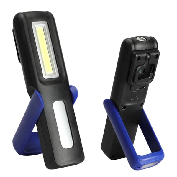 Magnetisk LED-lommelykt BLÅ - høy kvalitet Blue