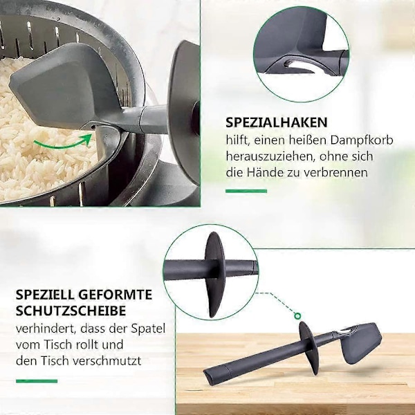Til Vorwerk Thermomix TM6 TM5 TM31 Køkkenudstyr Universal Tilbehør Udskiftningsskraber Spatel