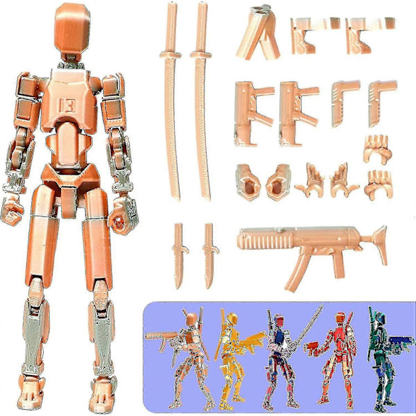 T13 Action Figure, Titan 13 Action Figure 3d Titanien Figuuri, 3d Tulostettu Action Figure Nova 13 Action Colorful