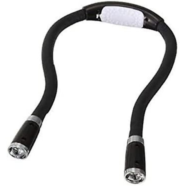 Läslampa, flexibelt halsljus Handsfree Led nattljus Batteridrivet halsljus för gör-det-själv, stickning, reparation, camping, resor, grill, fiske
