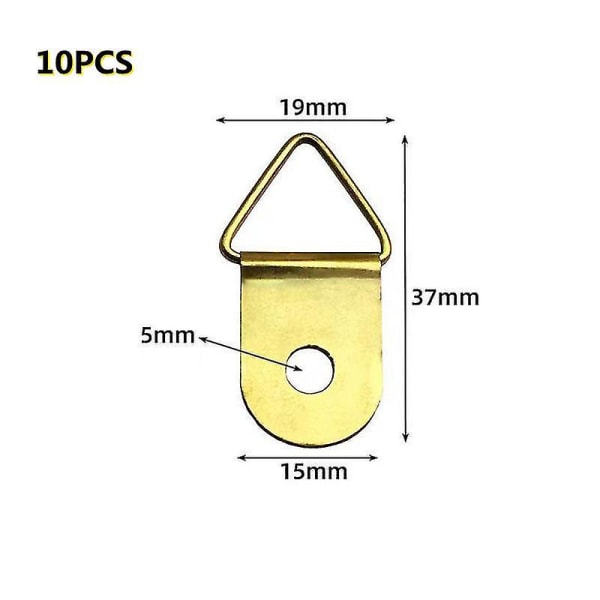 10 stk Fotorammekrok Dekorativt maleri Billboard Bilderrammekrok Sporløs spesialmetallkrok