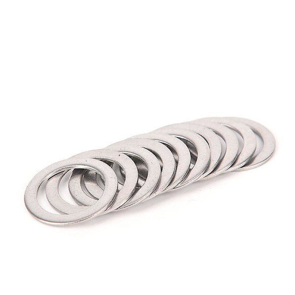 10 stk. Cykelpedal Spacer Krank Cykel Rustfrit Stål Ring Skiver