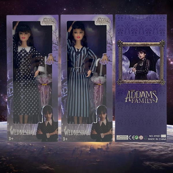 Gränsöverskridande Nya Utrikeshandel Leksaker En Docka Av Adams Wednesday Addams Dockfabrik Grossist